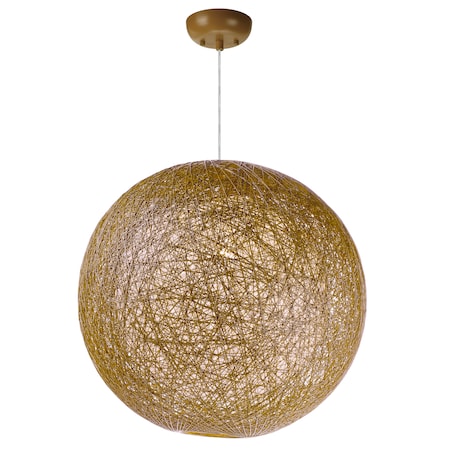 Maxim Lighting Bali 1-Light 19" Wide Natural Pendant Light 14405NAWT